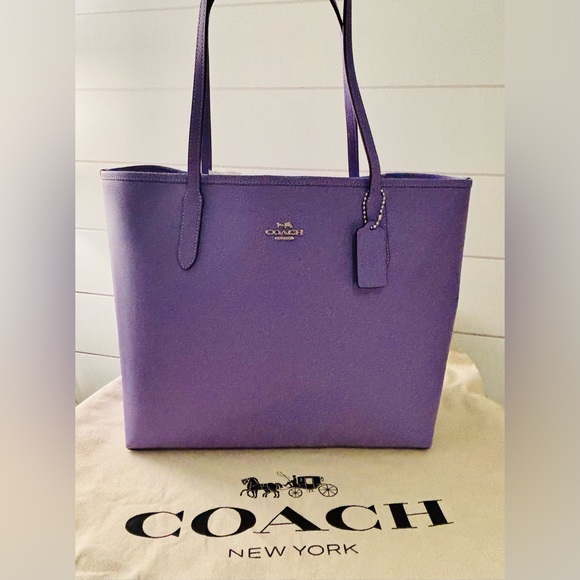Coach Light Violet Tote Bag, NWT! - Picture 2 of 9